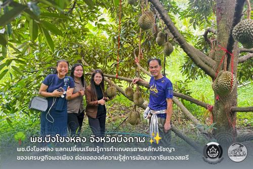 🌳 พช.บึงโขงหลง แลกเปลี่ยนเรียนรู้การทำเกษตรตามหลักปรัชญาของเศรษฐกิจพอเพียง ต่อยอดองค์ความรู้สู่การพัฒนาอาชีพของสตรี ✨